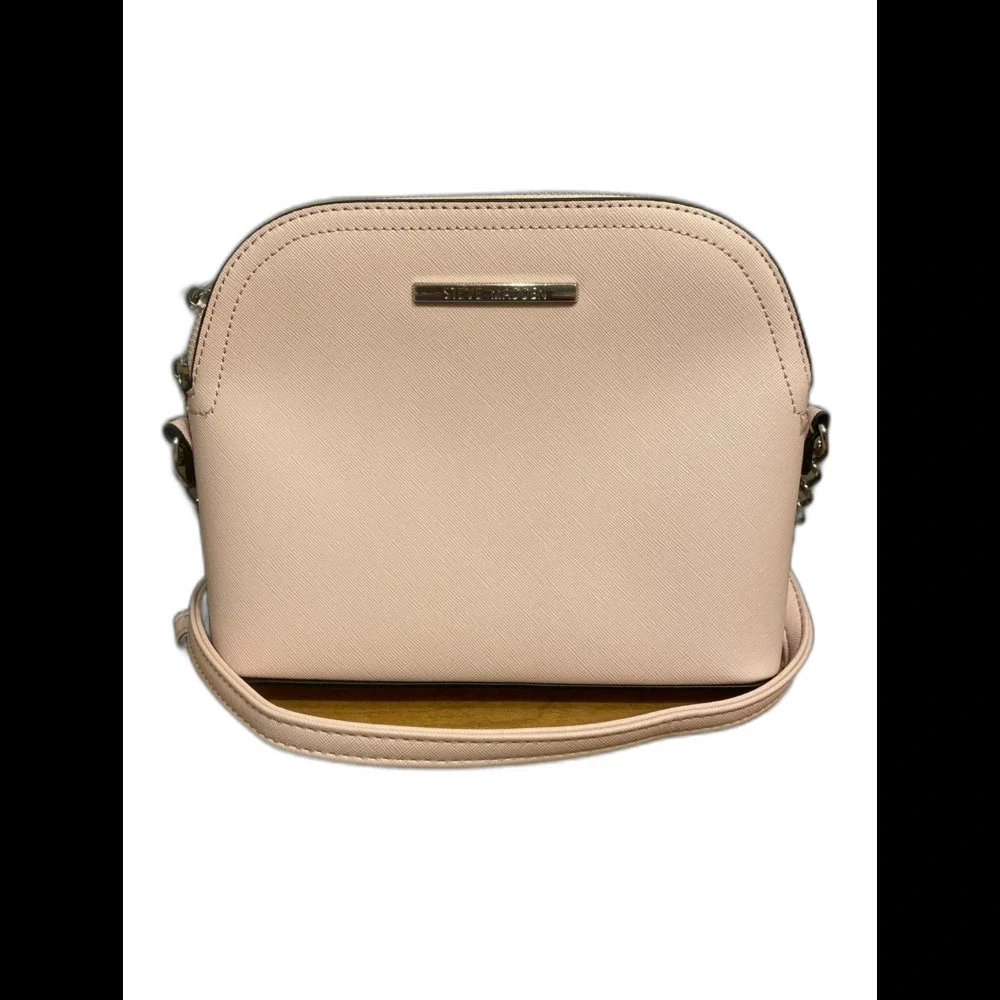 Steve Madden Crossbody Bag  Domed Soft‎ Pink Mauve Purse  Like New